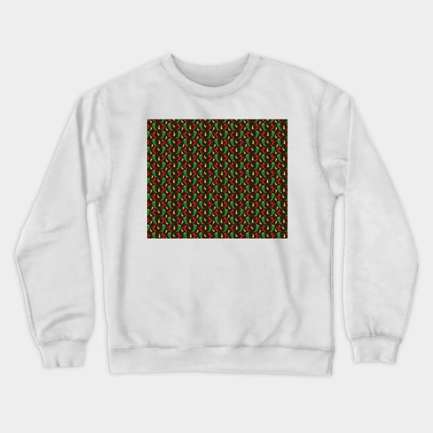 Hot Pepper Pattern Crewneck Sweatshirt by saradaboru